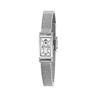 lip femmes analogique quartz montre avec bracelet en caoutchouc 671227