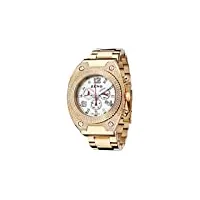 zeno-watch hommes montre - bling 1 chronograph gold plated - 91026-5030q-pgr-s2m