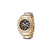 zeno-watch hommes montre - bling 1 chronograph gold plated - 91026-5030q-pgr-f1m