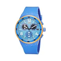swatch homme digital quartz montre avec bracelet en silicone susn413
