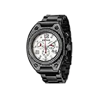 zeno-watch hommes montre - bling 1 chronograph black - 91026-5030q-bk-i2m