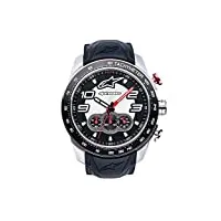 alpinestars 1036-96004 montre à quartz pour homme avec chronographe et bracelet en silicone