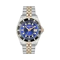 philip watch hommes analogique quartz montre avec bracelet en acier inoxydable r8253597026
