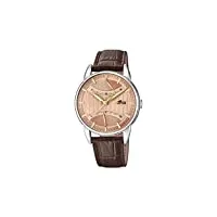 lotus watches homme multi-cadrans quartz montre avec bracelet en cuir 18429/2