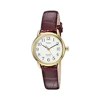 timex pour femme analogique quartz montre avec bracelet en cuir tw2r634009j
