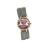 kahuna femmes analogique quartz montre avec bracelet en pu kls-0328l
