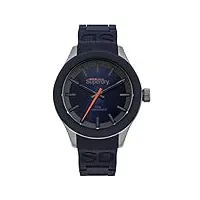 superdry homme analogique quartz montre avec bracelet en silicone syg211us