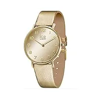 ice watch femme analogique quartz montre avec bracelet en cuir 14434