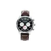 viceroy homme chronographe quartz montre avec bracelet en cuir 46721-54