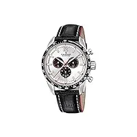 candino homme chronographe quartz montre avec bracelet en cuir c4681/1