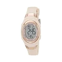 armitron sport montre chronographe numérique pour femme avec bracelet en résine, 45/7034, chronographe, numérique, rose/or rose., 25 mm, chronographe, numérique