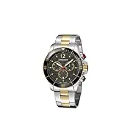 wenger homme seaforce chronographe - montre en acier inoxydable à quartz analogique de fabrication suisse 01.0643.113
