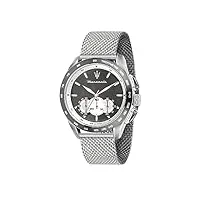maserati montre pour homme, collection traguardo, avec à quartz et fonction chronographe, en acier - r8873612008
