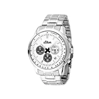 s.oliver montre chronographe pour homme so-3691-mc, bracelet