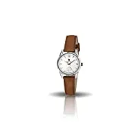lip femme analogique quartz montre avec bracelet en cuir 671602