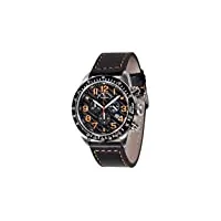 zeno-watch montre homme quartz 4 chronographe carbon - 6497-5030q-s15