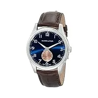 hamilton jazzmaster h38411540 thinline small second montre pour homme, bleu, montre analogique, montre à quartz