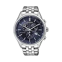 citizen hommes chronographe eco-drive montre avec bracelet en acier inoxydable at2141-52l