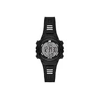 skechers women's truro polyurethane digital watch, color: black (model: sr6185)