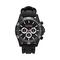 cressi nereus watch montre analogique quartz sport étanche 200 m avec chronographe mixte, noir, taille unique