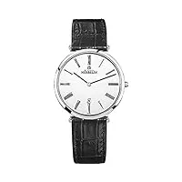 michel herbelin hommes analogique quartz montre avec bracelet en cuir-vachette 19406/01n
