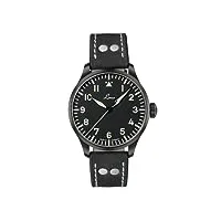 laco altenburg - 831759 - montre homme - analogique - cuir noir