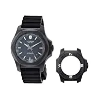 victorinox swiss army hommes chronographe automatique montre avec bracelet en cuir 241866.1