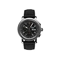 bwc-swiss 207715012 chronograph montre automatique avec bracelet en cuir pour homme
