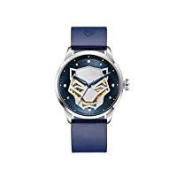 lxwi black watch panther complexe imperméable évider homme étudiant tendance mécanique montre homme minuterie (color : b)
