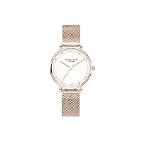 victoria hyde rose gold mode analogique quartz femmes montres en acier inoxydable band imperméable remplaçable bande de maille
