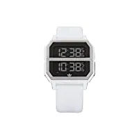 adidas mixte digital montre avec bracelet en silicone z16-3273-00