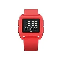 adidas mixte digital montre avec bracelet en silicone z15-3269-00