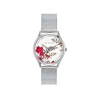 ted baker london femme analogique quartz montre avec bracelet en ton argent bkpbgs014