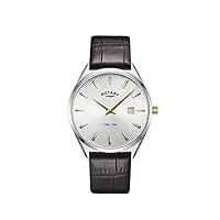 rotary ultra slim men's silver watch gs08010/02