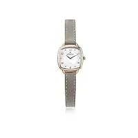 michel herbelin femme analogique quartz montre avec bracelet en cuir 17499/pr29gr