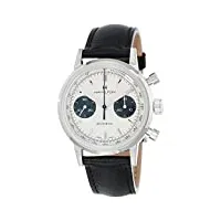 hamilton american classic h38429710 montre automatique pour homme avec réserve de marche 60 h, blanc, chronographe, mécanique