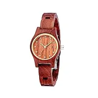 wrvcss reloj femenino nouveau design montre en bois femmes petit pointeur en or antique luxe femme mince bande montre dame cadeau livraison directe redwatch