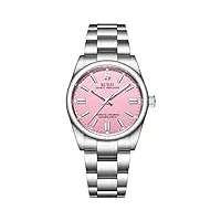 burei montres classiques mode femmes montre À quartz 36mm montre en acier inoxydable pour femmes unique date d'affaires montre-bracelet