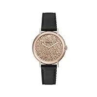 furla watches femmes analogique quartz montre avec bracelet en cuir ww00023009l3
