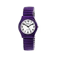 adrina 1700045 montre-bracelet analogique à quartz pour femme en acier inoxydable, violet 1., bracelet
