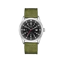 mdc montre militaire à quartz analogique pour homme - montre pour homme avec date - montre tactique pour homme - montre d'aviateur - montre de travail pour homme - Étanche 5 atm - bracelet en nylon