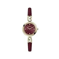 furla watches femmes analogique quartz montre avec bracelet en cuir ww00010010l2