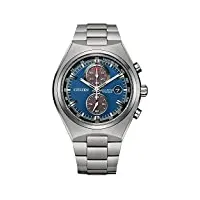 citizen montre solaire pour homme eco-drive en titane avec bracelet en titane - chronographe - ca7090-87l, bracelet