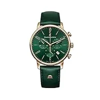 maurice lacroix montre chronographe eliros vert pour homme el1098-pvp01-620-5, pneu