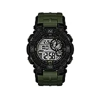 timex ufc montre chronographe pour homme avec bracelet en résine verte 50 mm tw5m53900