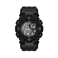 timex ufc montre chronographe pour homme avec bracelet en résine grise 50 mm tw5m53800