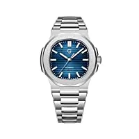 pagani design 2023 montre automatique pour homme acier inoxydable cristal de saphir 40 mm montre pour homme quartz st16 mouvement automatique chronographe pour homme 1728 (bleu profond-1728)
