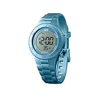 ice-watch - ice digit blue metallic - montre bleue pour garçon avec bracelet en plastique - 021278 (small)