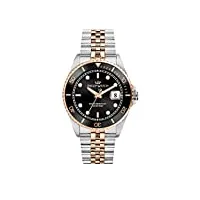 philip watch caribe montre homme, temps et date,analogique - 42x51,5 mm