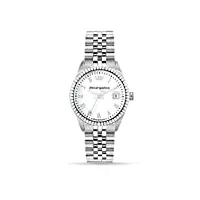 philip watch caribe montre femme, temps et date,analogique - 42,5x35 mm